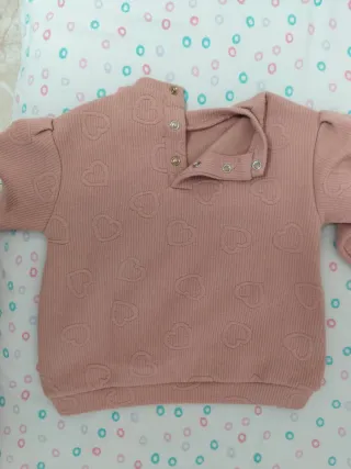 Conjunto niña Mayoral rosa estampado