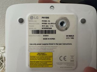 Mini proyector LG blanco