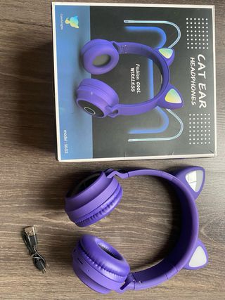 Auriculares Gato inalambricos con Luz