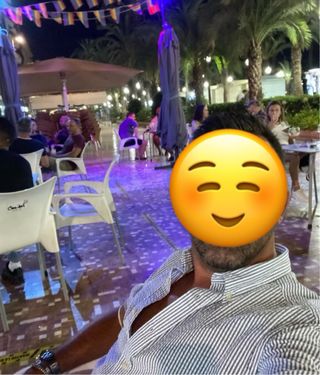 Camisa Scalpers rayas azul y blanco