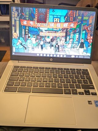 Chromebook HP 14a Argento