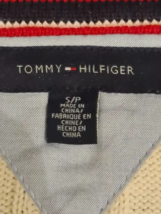 Jersey Tommy Hilfiger V-Neck Cable Knit