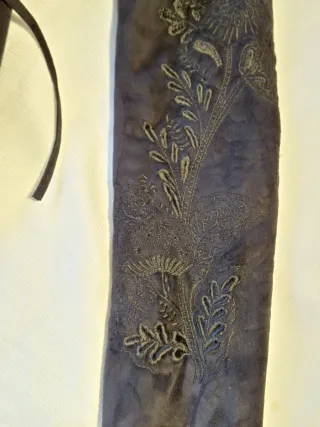 Abrigo largo mujer negro