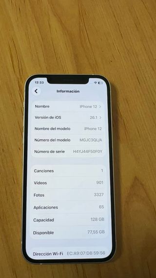 iPhone 12 128GB Blanco NUEVO