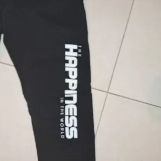 Pantaloni tuta Happiness neri