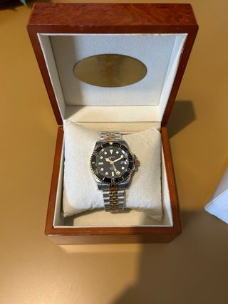 Orologio Uomo Automatico Lorsa Nero Oro