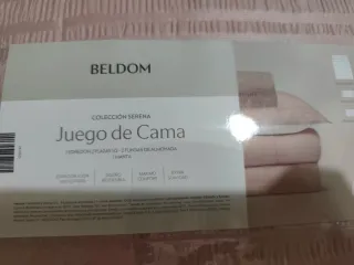 Juego de Cama EDRON 2 1/2 + Manta + forro Almohada
