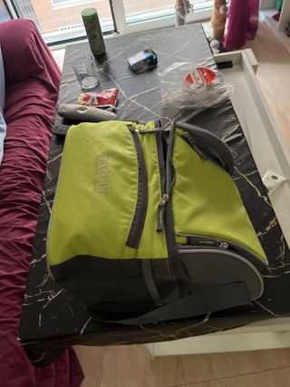 Nevera de playa verde