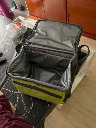 Nevera de playa verde