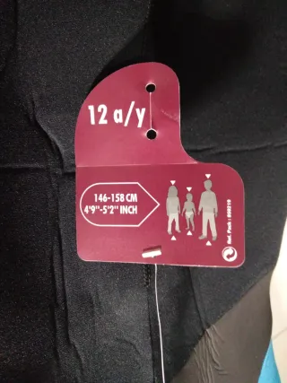 Neopreno largo. Para 12 años. 146 a 158cm