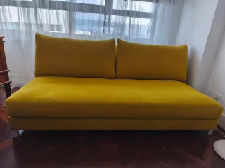 Sofá mostaza 190x100