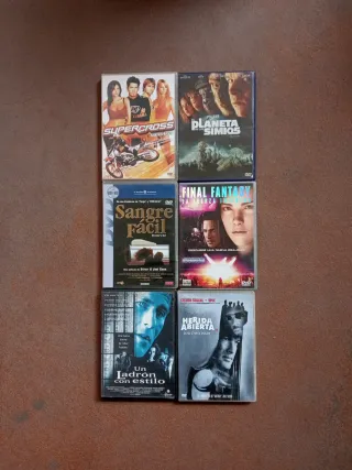 Lote 6 Películas DVD Acción/Aventura/Fantasía