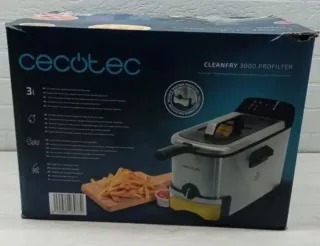 Cecotec Freidora con Depósito CleanFry 3000