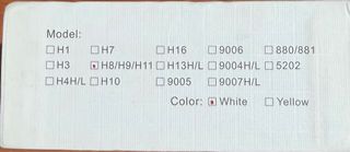 Bombillas LED H8 Antinieblas Safego