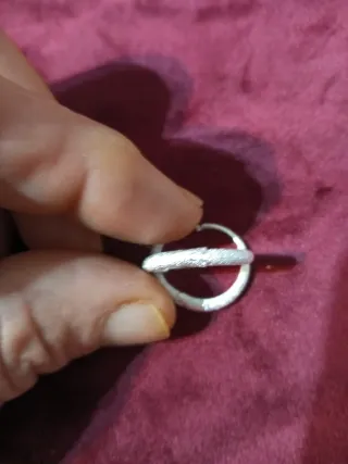 Pendientes Aro Baño Plata