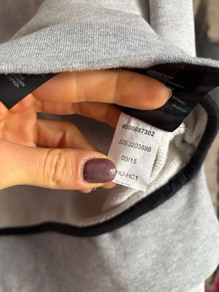 Felpa Calvin Klein Jeans donna grigia