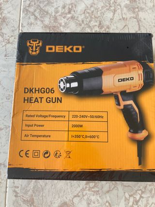 Pistola de Calor DEKO DKHG06 2000W