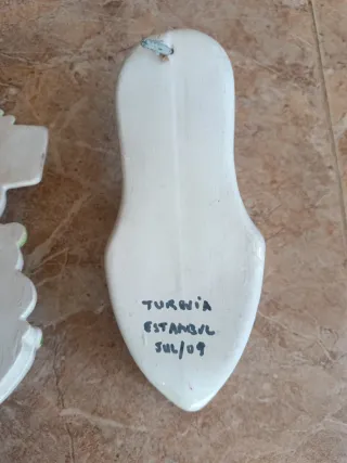 Benditeras de cerámica decoradas