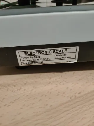 Báscula Electrónica Digital