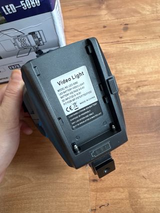 foco de luz LED para vídeo/fotografía