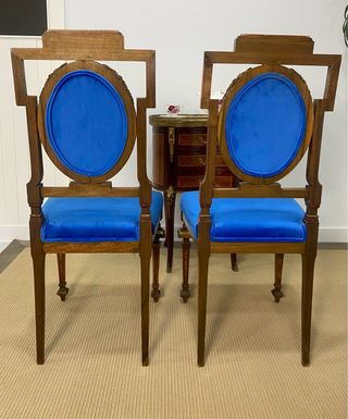 Pareja de sillas Luis XVI