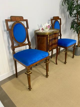 Pareja de sillas Luis XVI