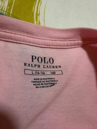 Camiseta Ralph Lauren Rosa