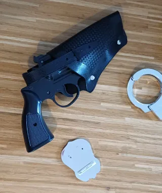 Accesorios disfraz Policía: Gorra, Placa y pistola