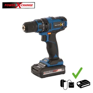 Taladro Percutor Dexter Power X-Change 18V