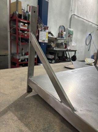 Estante mural para soporte de microondas u horno