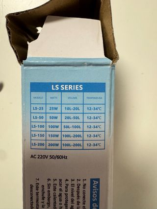 Termocalentador Acuario 50W