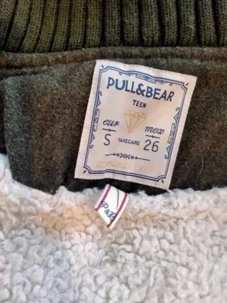 Parka de lana con capucha