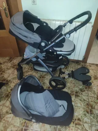 Carrito de bebé 2 piezas