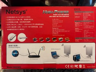 Adaptador Wi-Fi USB Netsys Modelo 9000WN