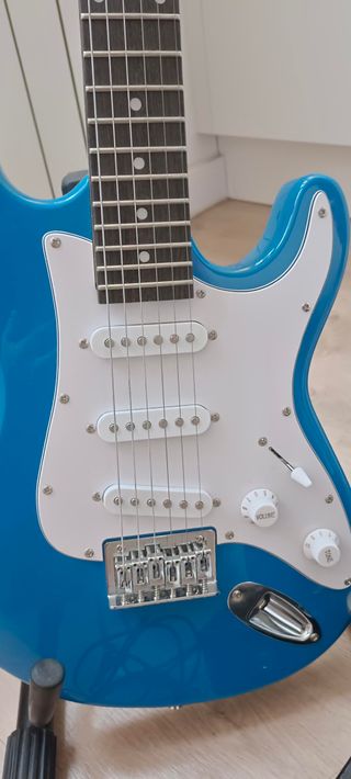 Guitarra Eléctrica Junior Azul Gear4music