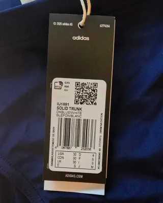 Bañador slip Adidas azul talla S