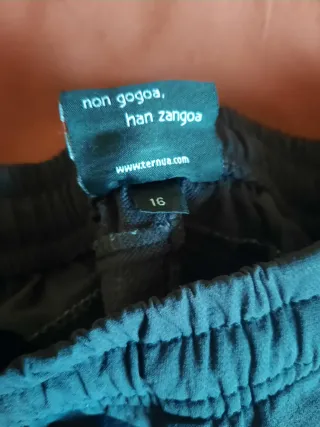 Pantalón Trekking Ternua Niño Azul