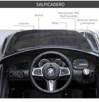 Coche Eléctrico BMW 6 GT Niños +3 Años