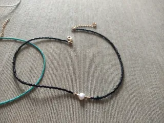 6 Gargantillas Perla Río