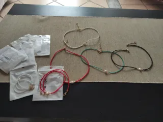 6 Gargantillas Perla Río