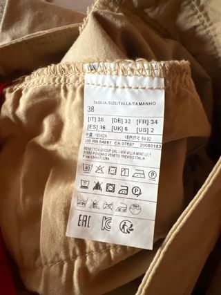 Pantalones beige United Colors of Benetton