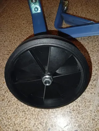 Ruedines bicicleta azules