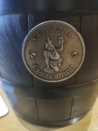 Dispensador Cerveza Cruzcampo Barril