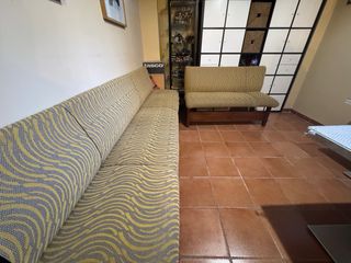 Sofá/Banco corrido tapizado 2 piezas