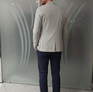 Giacca melange uomo sportiva