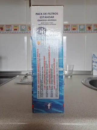 Pack 4 filtros ósmosis inversa estándar