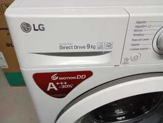 Lavadora LG 9kg 1400rpm.