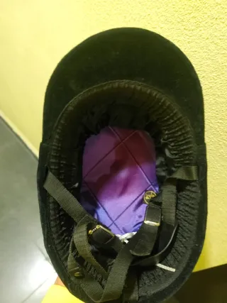 Casco hípica infantil negro