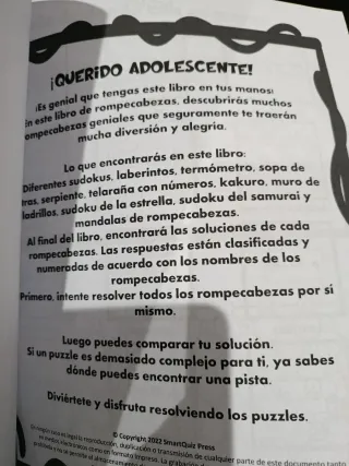 Libro de actividades para adolescentes: 180 Eni...