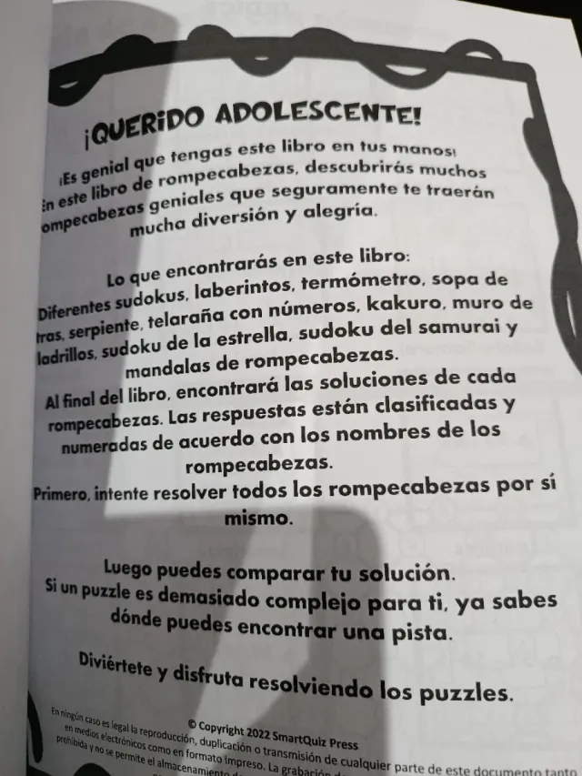 Libro de actividades para adolescentes: 180 Eni...
